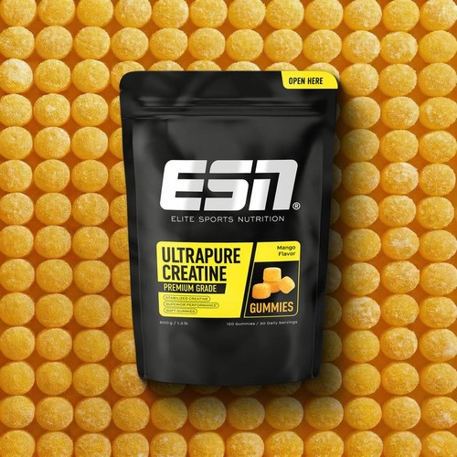 Esn creatina gomma - mango, 120pz