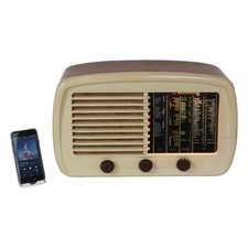 CASSA BLUETOOTH SPEAKER RADIO MINERVA 505/2 1950 RADIO VALVOLARE VINTAGE ALTOPAR