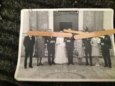 Mariano Dalmine- Foto Di Gruppo- Matrimonio- Foto Parimbelli 1969- Mis 18,7x13,9