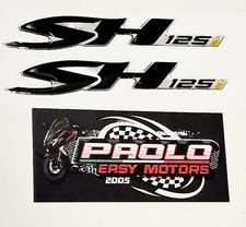 2 ADESIVI HONDA SH 125 i kit stickers PER FIANCHETTI POSTERIORI FIANCHETTO 