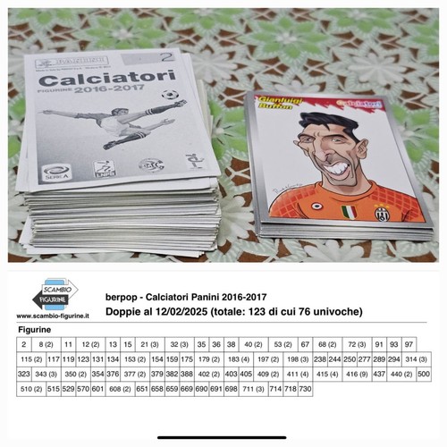 Lotto 123 figurine calciatori - lotto,