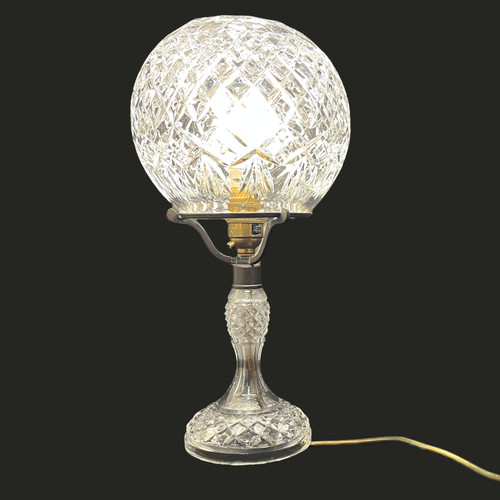 Vintage cut crystal globe - vintage,