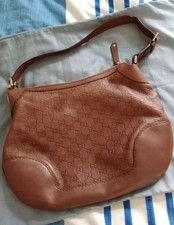 Borsa in pelle marrone da donna. Usata