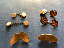 lotto VINTAGE GEMELLI da polso CAMICIA  art deco