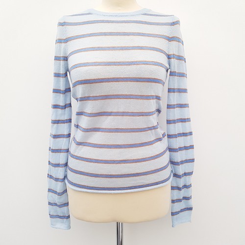 Maglione righe zara blu - a,