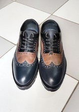 Brogues uomo bicolore Alberto