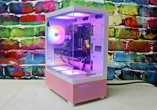 Desktop gaming rosa - pc,