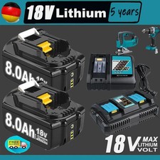 Batteria 18V 8Ah 12Ah per Makita BL1850 BL1830 BL1860B display led/doppio caricatore