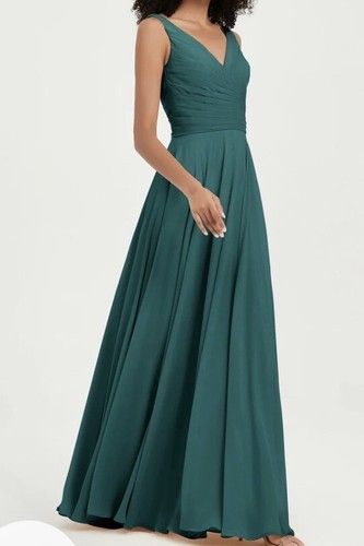 Abito chiffon duntery verde - duntery,