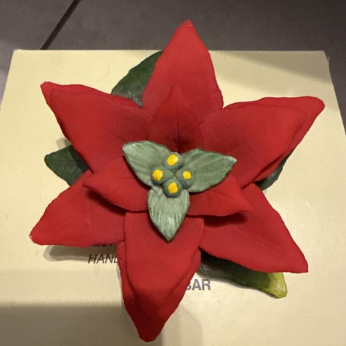 Portacandele poinsettia - portacandele,