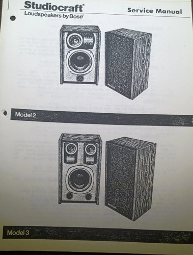 Bose model 3 altoparlanti - model,