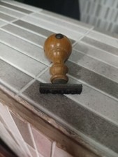 Timbro in legno antico N