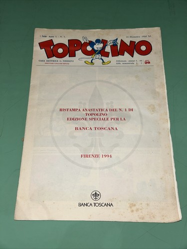 Topolino giornale 1932 copia - topolino, 1