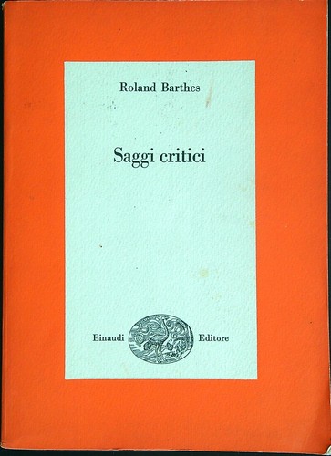 Saggi critici barthes roland - saggi,