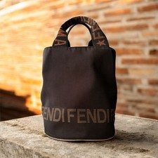 FENDI Vintage Nylon Stamp Logo