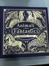 libro animali fantastici de agostini couloring book