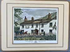 Set 6 tovagliette vintage in acrilico Pimpernel 'Locande inglesi', usate in ottime condizioni