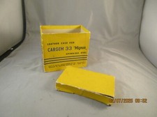 Mulinello da Pesca Vintage Mignon Cargem 33 Custodia in Pelle Solo Usato discrete condizioni