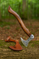 Ascia vichinga fatta a mano -