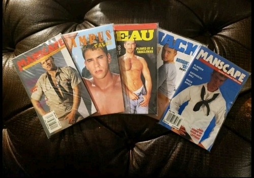 Vintage gay magazine lot 5 - gay,