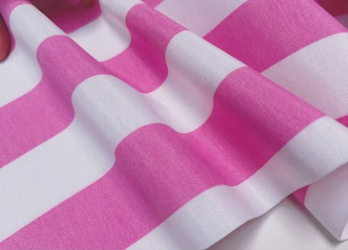 Tessuto righe rosa - a,