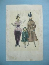 anni 1940 vecchia stampa MODA