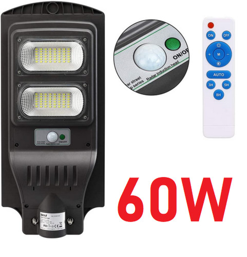 Faro lampione led con - con, pannello