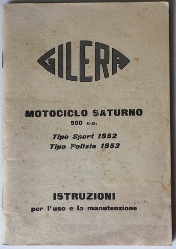 Gilera motociclo saturno - gilera, 500
