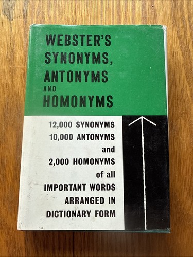 Webster synonyms antonyms - webster's, synonyms,