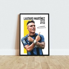 Lautaro Martinez Inter Poster