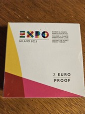 2 Euro Italia Expo 2015 PROOF/PP/BE