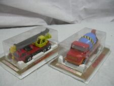 MAJORETTE 80 's 1/87 HO N° 227 MAGIRUS BETO & N° 228 SAVIEM GRUE MOC