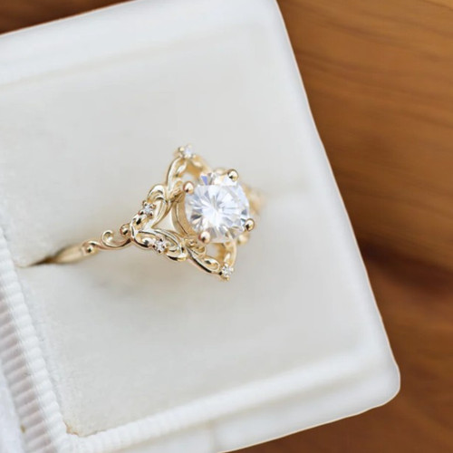 Anello fidanzamento oro - anello, in