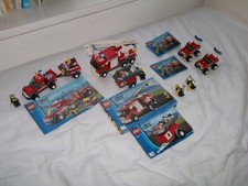 LEGO Vigili del Fuoco-Lego Pompieri set 7239-7241-7942- minifig cty0004-cty0020-