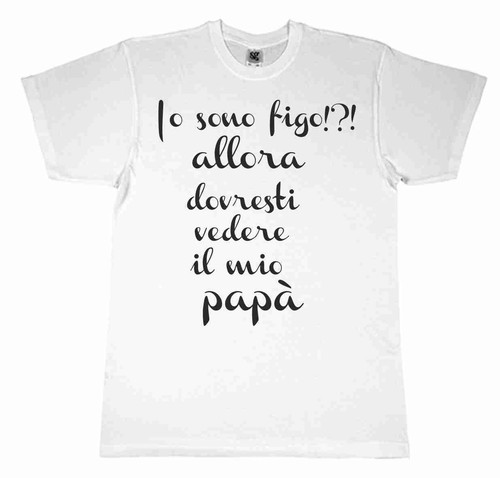 Maglietta bimbo bianca con - , da
