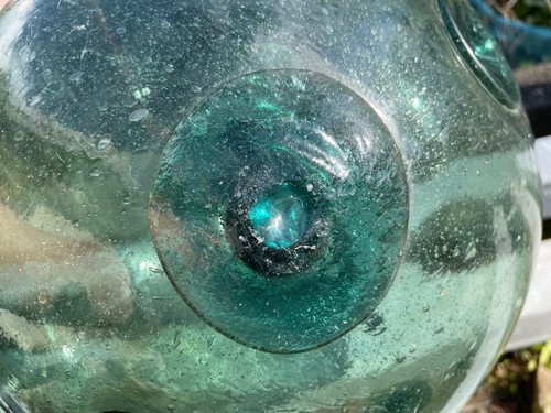 Antica grande sfera vetro - grande,