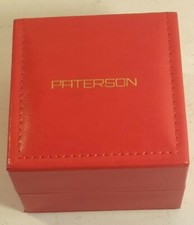 PATERSON -SCATOLA PER OROLOGIO-VINTAGE-ORIGINALE -RARE WATCH BOX-CASE-CAJE- 6+