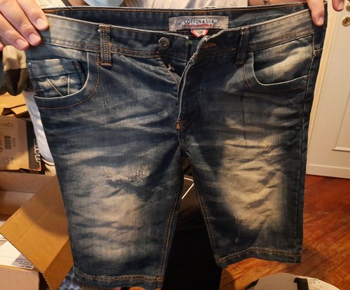 Pantaloni jeans bermuda corti - pantaloni,
