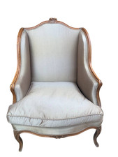 Antica poltrona bergere noce