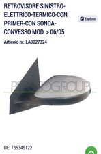 SPECCHIO RETROVISORE SX