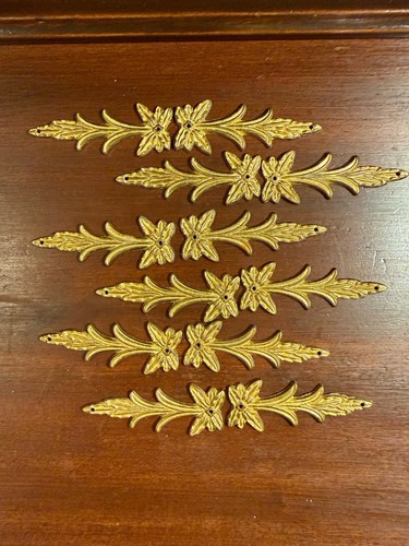 Applique mobili foglia ottone