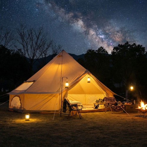 Tenda campana beige 4 - tenda, 16,4