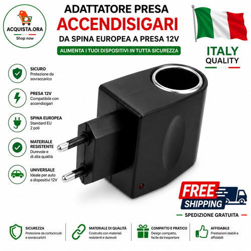 Adattatore presa accendisigari - adattatore,