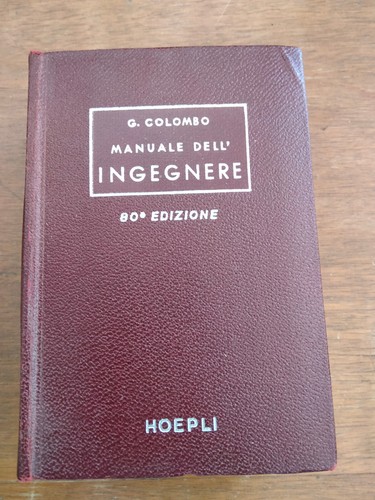 Manuale dell ingegnere g - manuale, dell'ingegnere