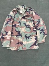 Vintage Genuine US Army Woodland M65 Camouflage Combat Jacket - VARIOUS SIZES