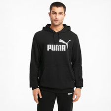 Felpa con cappuccio uomo Puma L felpa con cappuccio pile taglia LARGE NERA £60