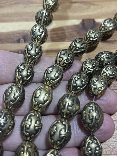 Perline ovali vintage - perline,