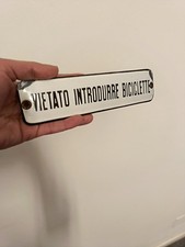 insegna targa tabella smaltata