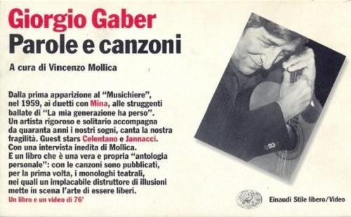 Giorgio gaber parole - giorgio,