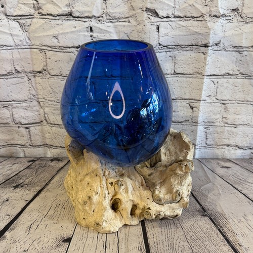 30cm tall blue colour melted - blue,